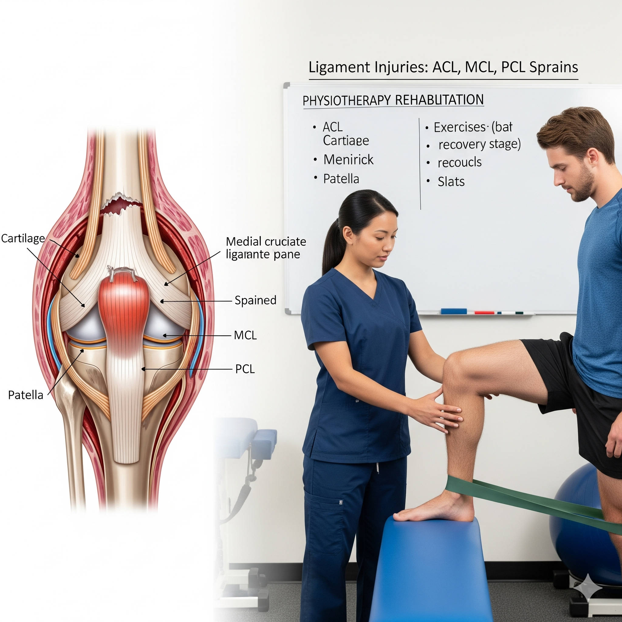 Ligament injury physiotherapy in Noida